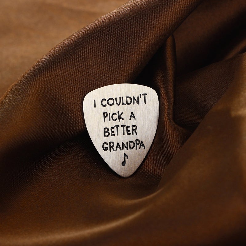 YeeQin I Couldnâ€™t Pick A Better Grandpa Musical Guitar Pick Jewelry Gift for Grandpa - Image 4